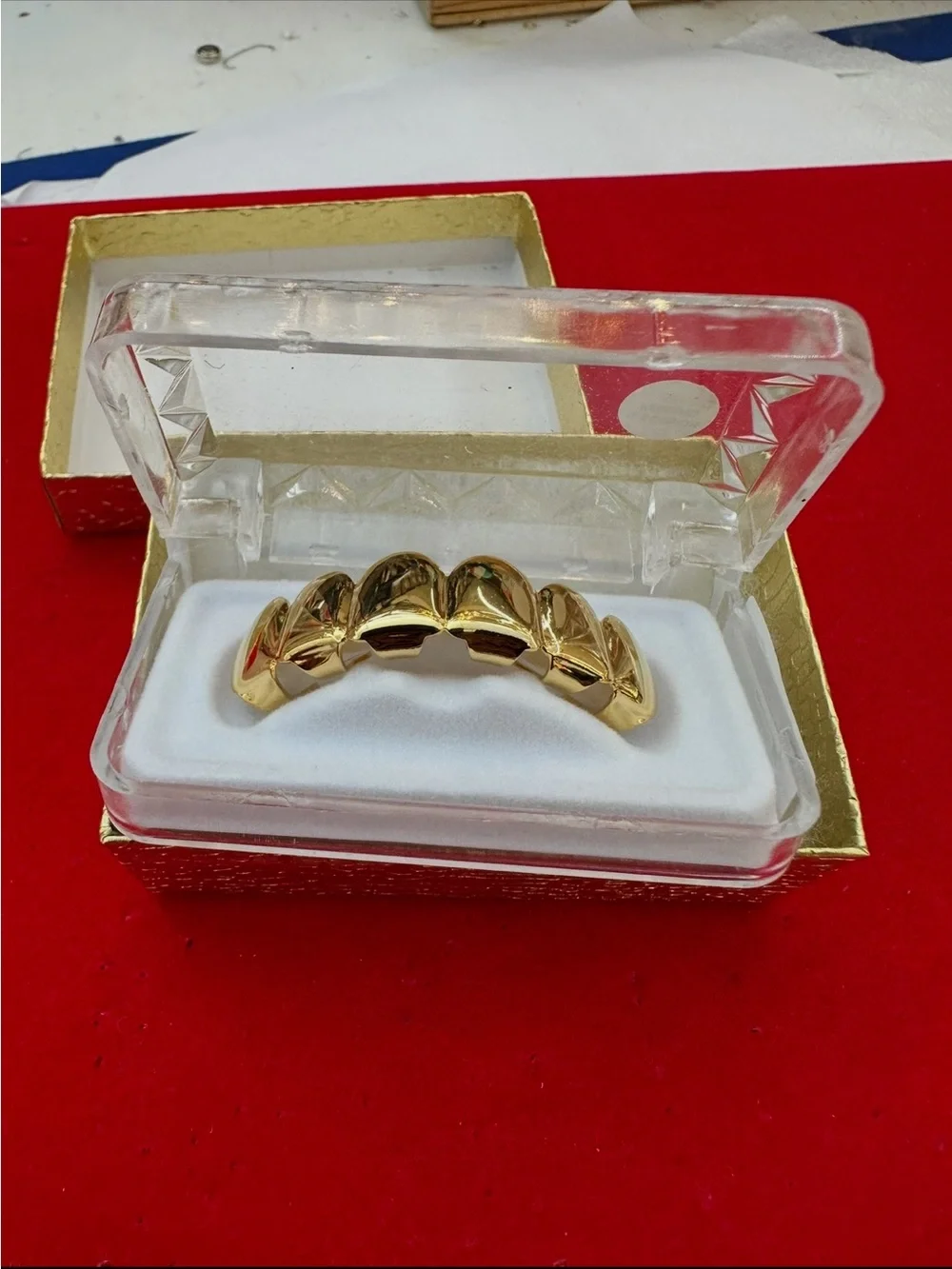 New Gold plated Grillz - 6-Top Teeth